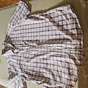 Boss plaid button down shirt